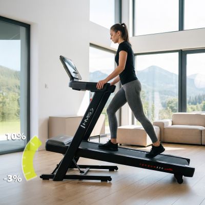 2. TERRUN350 HOME TREADMILL WITH BI-DIRECTIONAL HMS INCLINE ADJUSTMENT