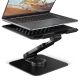 Axagon STND-LRB Laptop-Ständer, 360° drehbar, Doppelgelenk, extenderbar Notebook and tablet stand Black 43.9 cm (17.3")