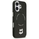 4. Karl Lagerfeld Choupette Pin MagSafe Case for iPhone 17 - Black