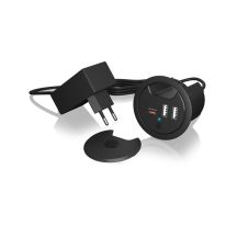 ICY BOX IB-HUB1407 Universal Black AC Fast Charging Internal