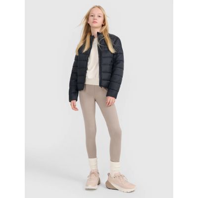 5. Girls' down jacket with synthetic filling 4F 4FJWSS25TDJAF515-20S