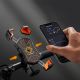 5. Rockbros HW-117 Handlebar Clamp Phone Holder - Black and Orange