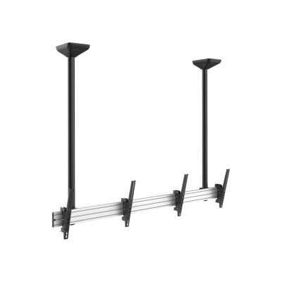 4. Ceiling mount for 2 LCD displays - Plastic, Aluminum, Steel, Silver - Screen size: 114.3-139.7 cm (45-55'')