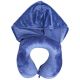 2. TRAVEL BLUE TRANQUILITY HODDIE MEMORY FOAM TRAVEL PILLOW WITH HOOD