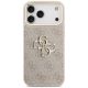 3. Guess 4G Big 4G Classic Logo Big Strap Metal Buttons Case for iPhone 18 Pro Max / 17 Pro Max – pink