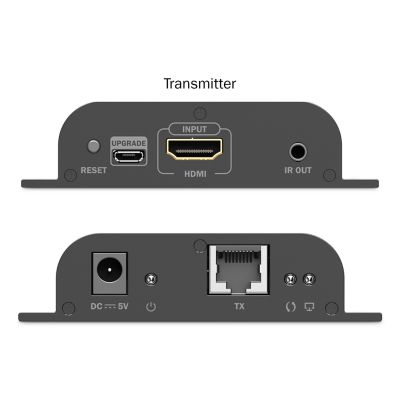 2. HDMI 4K/60Hz twisted pair extender cat.6 over IP 1G or up to 120m/200m, max. 253 receivers, IR control - set
