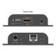 2. HDMI 4K/60Hz twisted pair extender cat.6 over IP 1G or up to 120m/200m, max. 253 receivers, IR control - set