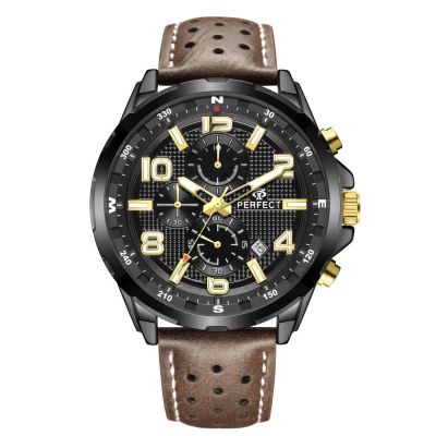 Perfect Chronograph Men's Watch CH05L-08 + Box