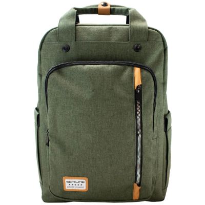 3. Khaki Laptop Backpack SEMI LINE