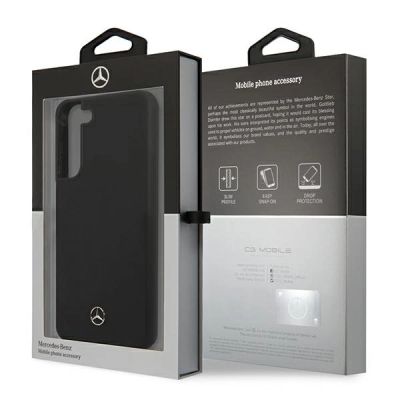 8. Mercedes Silicone Line Case for Samsung Galaxy S22+ - Black