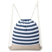 PREMIUM DRAWSTRING BACKPACK WITH PRINT SEMI LINE