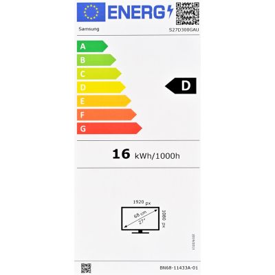 21. MONITOR SAMSUNG LED 27" LS27D300GAUXEN 100Hz