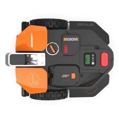 7. WORX Vision AI S250 Robot Lawn Mower Battery Black, Orange, Red, Silver