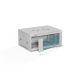 ALANTEC Wall-mounted cabinet 19" 4U 600x450, glass door, gray, assembled (SW-4U-600-450-01-SA)