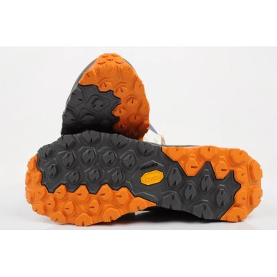 9. Flyrock Vibram men's trekking sports shoes, durable gray orange