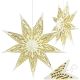 DECORATIVE HANGING PAPER STAR FSC 18x60CM ECURE 9 ARMS MICA