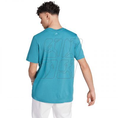 3. adidas Essentials Single Jersey Linear Embroidered Logo Tee M IJ8655