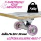 19. WOODEN SKATEBOARD STREET PINK BEST SPORTING