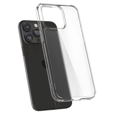 16. Spigen Ultra Hybrid Case for iPhone 15 Pro Max - Clear Matte