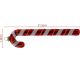 3. MICA Glass Candy Cane Christmas Ornament