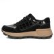 3. Women's patent leather wedge sneakers, black Filippo DP7988