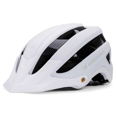 3. Wozinsky MTB bicycle helmet with removable visor, lightweight L - black and white