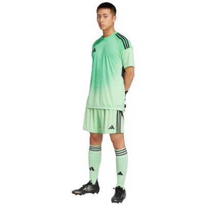 16. adidas Tiro 25 Competition Jersey Short Sleeve Men's Goalkeeper Jersey Green JI9716
