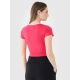 3. Women's crop top plain t-shirt 4F 4FRSS25TTSHF2695-54S