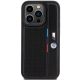 3. BMW Perforated Tricolor Line case for iPhone 15 Pro - black
