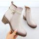 2. Women's beige insulated ankle boots Potocki Z25-SZ12690