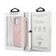 8. Guess GUHCP12LRSAVSRG iPhone 12 Pro Max 6.7" pink/pink hardcase Saffiano Vintage Script