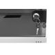 59. 19" 4U wall-mounted network cabinet, SOHO 241 x 540 x 400 mm, glass door, gray, unassembled, 60 kg