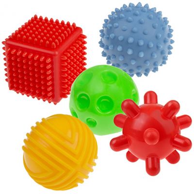 Sensory balls shapes 5 pcs AM Tullo 421
