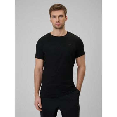 2. Men's plain cotton T-shirt 4F 4FWMM00TTSHM3340-20S