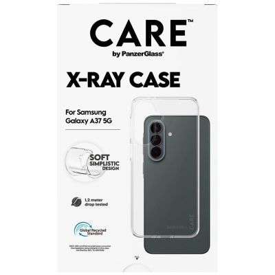 3. CARE by PanzerGlass Fashion X-Ray Case for Samsung Galaxy A37 - Transparent