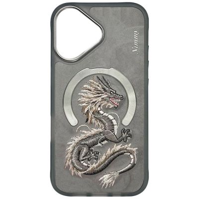 2. Nimmy Dragon MagSafe iPhone 16 Case - Gray