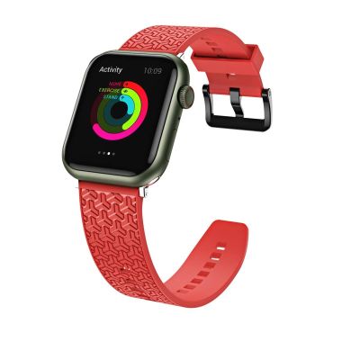 5. Watch Strap Y Watchband Bracelet for Apple Watch 42 / 44 / 45 mm - Red