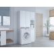6. MARPOL DD BATHROOM SET, MATT WHITE CABINET
