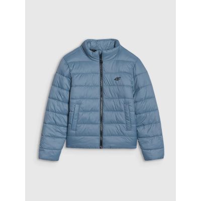 6. Boy's down jacket with synthetic filling 4F 4FJWSS25TDJAM520-32S