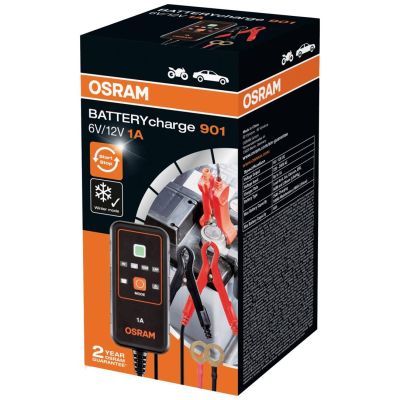 5. BATTERYcharge 901 charger, charging voltage: 6/12 V OSRAM, charging current: 1A