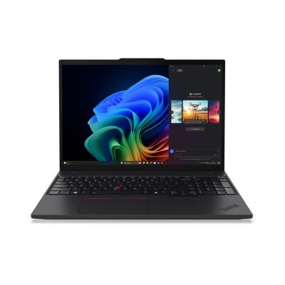 16. Lenovo ThinkPad T16 Gen 4 Copilot+ Ryzen AI 7 PRO 350 16"WUXGA IPS 400nits AG 16GB DDR5 SSD512 860M_4GB Cam 5.0MP 86Wh Backlit Kb FgPr W11Pro Black (REPACK) 2Y