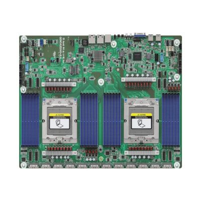 13. ASRock GENOA2D24G-2L+ Motherboard, 2x SP5 AMD Epyc 9004 SoC (24x DIMM, NVMe, 2x M.2, 2x GbE, IPMI)