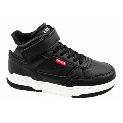 Levi's John SE black ankle-high Velcro children's sports shoes