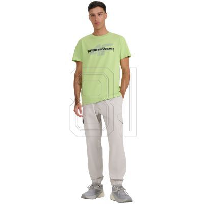 7. Men's trousers 4F CAS M1210 cool light gray 4FWAW25TTROM1210 27S
