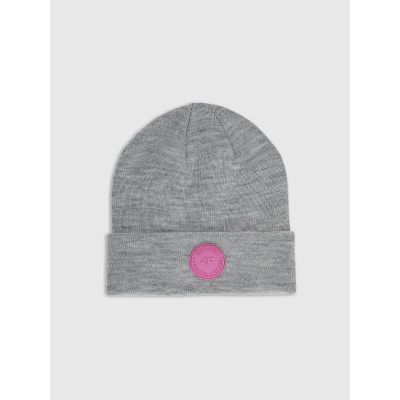Girls' winter beanie hat 4F 4FJRAW25ACAPF0749-27M