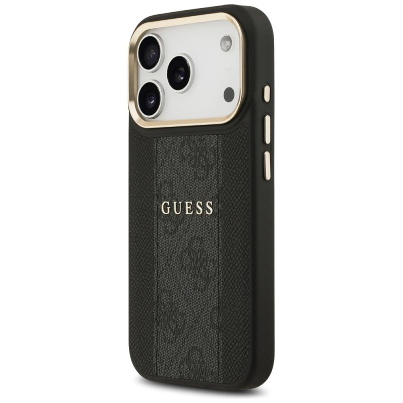 2. Guess 4G Stripe MagSafe case for iPhone 17 Pro - black