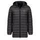 Geographical Norway men's jacket AMIGOMAP LONG HOOD DB BLACK MEN 233 BLACK (WZ5085H/GN-NOIR)