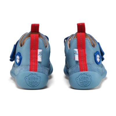 7. Affenzahn Halbschuh Leder Buddy Shark Jr shoes 00428-30211
