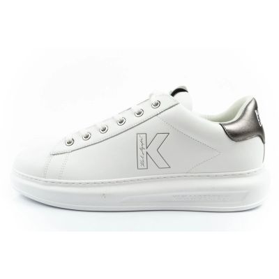 2. Karl Lagerfeld men's shoes sneakers Kapri natural leather white