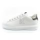 2. Karl Lagerfeld men's shoes sneakers Kapri natural leather white
